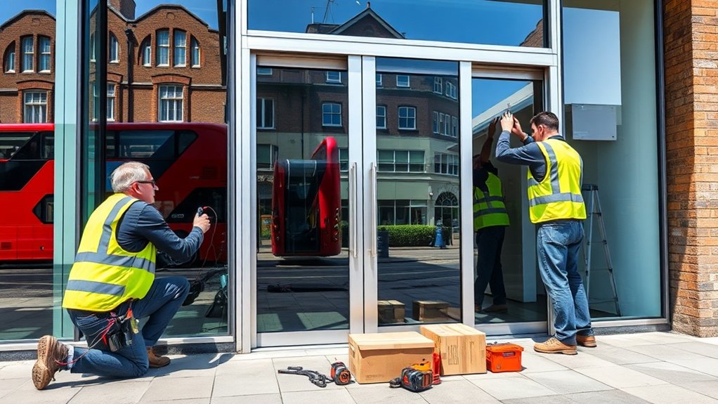 Automatic Door Installation Stockwell