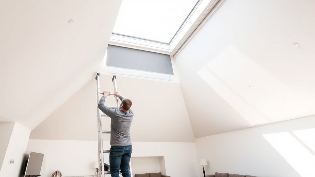 Skylight Blinds Installation Stockwell